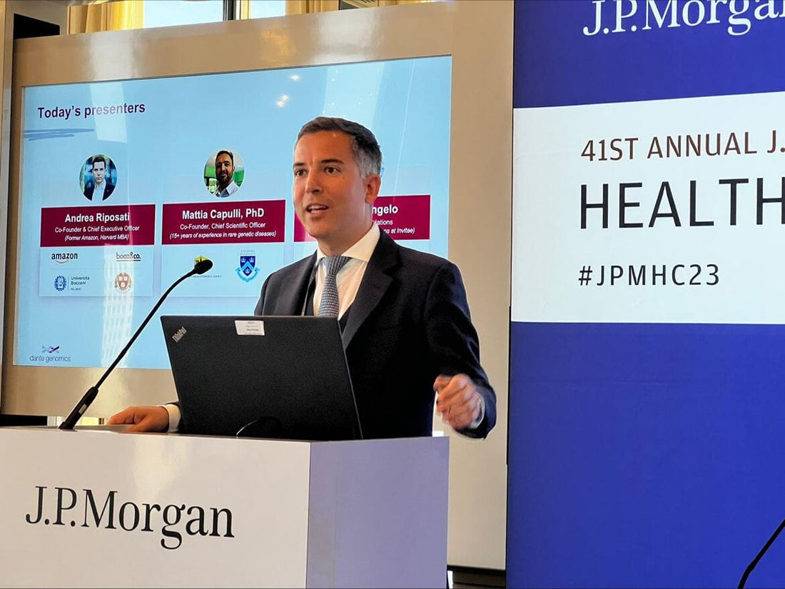 Dante Genomics To Present At The 41st Annual J.P. Morgan Healthcare Conference